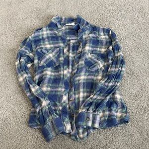 Maurices S flannel top